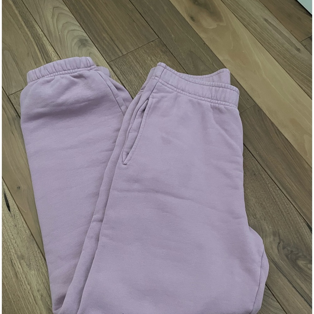 Aritzia cozy fleece boyfriend fit sweatpants